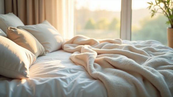 Optimiser votre sommeil avec une couverture lestée apaisante